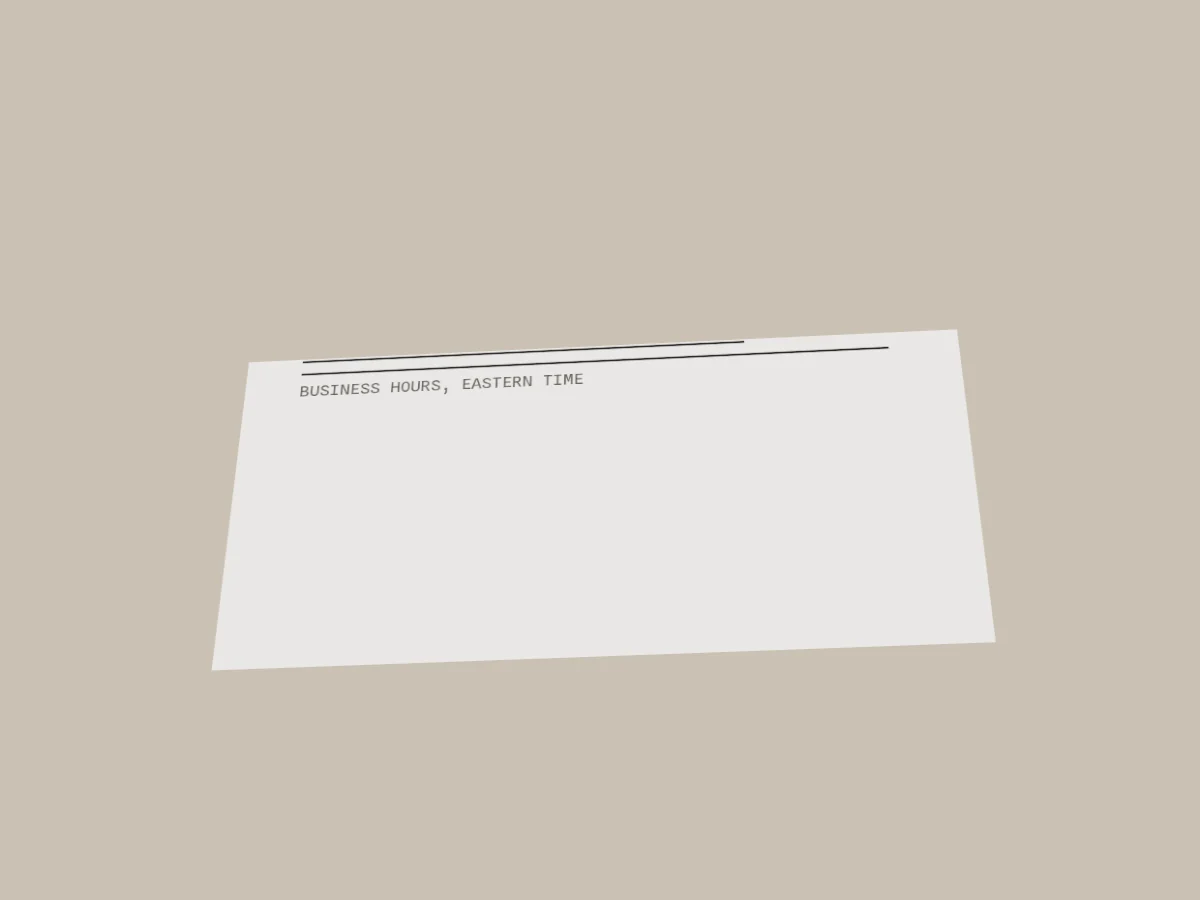 A folded letter.