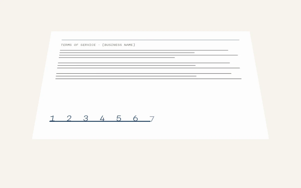 A bound document.